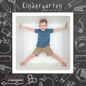 School TBorder | My Fav things | Preschool | kindergarten | Graduation | Customisable | Photo template | 1,4,6,9 box | Photogabox