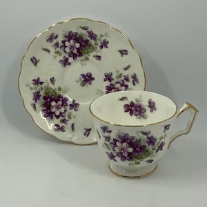 Violets by Aynsley - Etsy