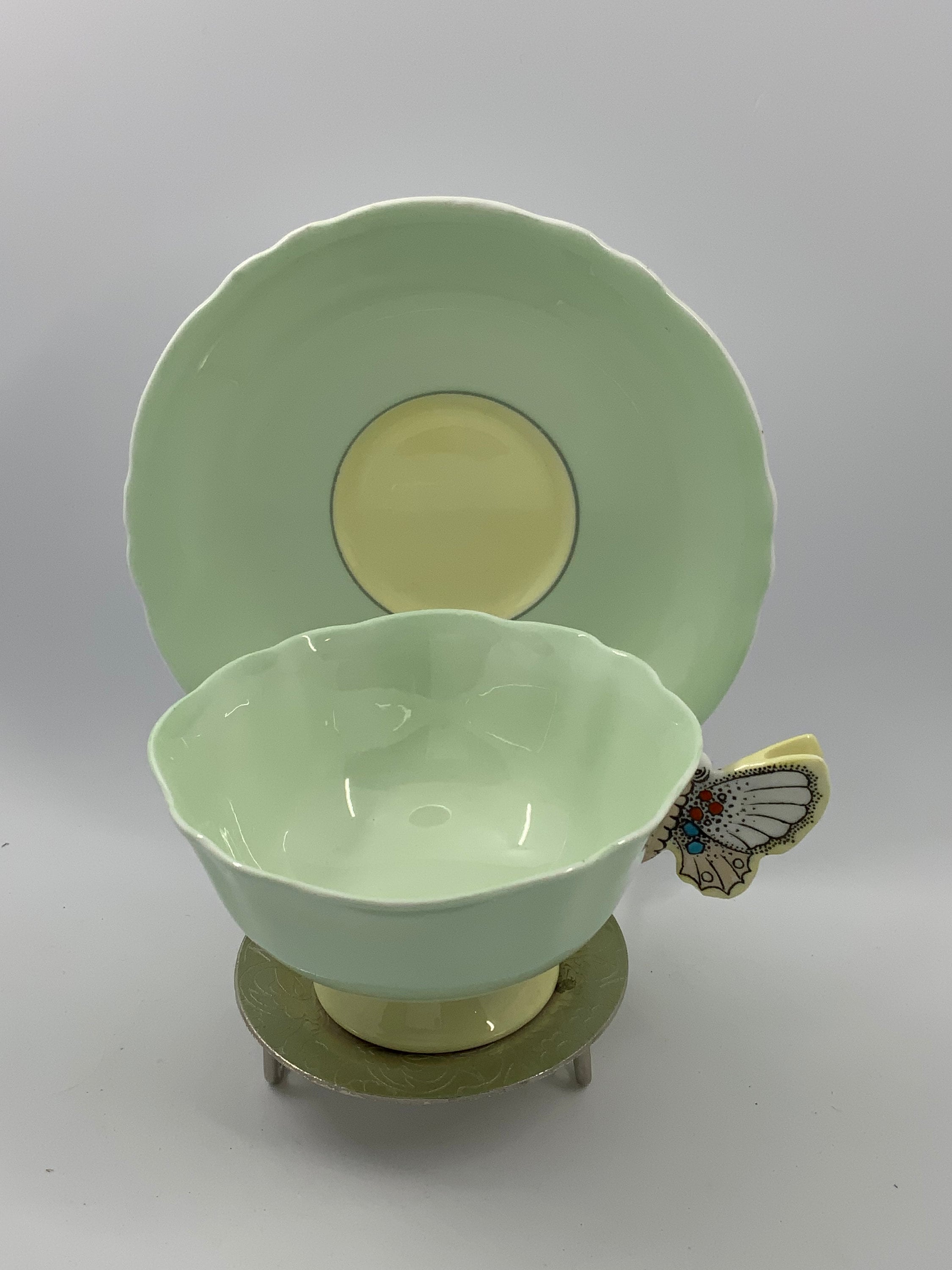 Rare Butterfly Handle Teacupvintage Paragon Teacup Butterfly Etsy
