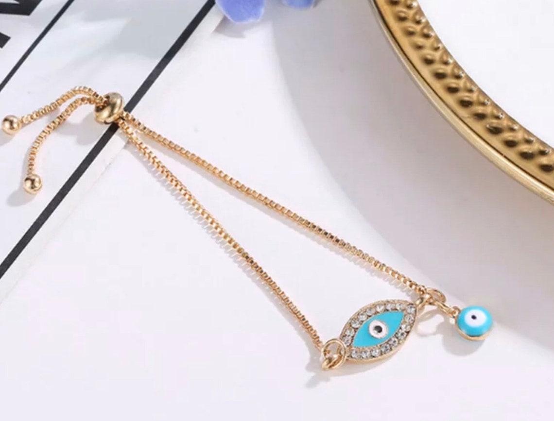 Fashion Evil Eye Protection Charm Bracelet Etsy UK fashion-evil-eye-protection-charm-bracelet-etsy-uk