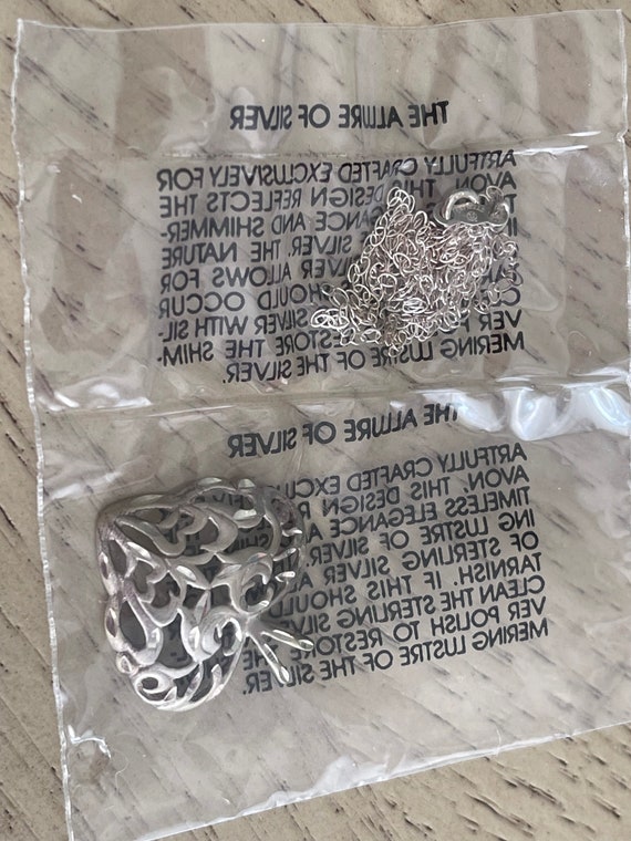 Avon Vintage 1996 Sterling Silver Diamond Cut Rose Pe… Gem