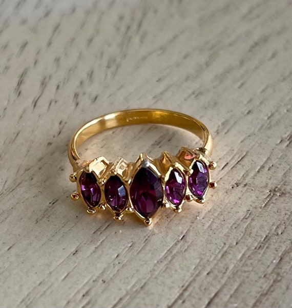Avon amethyst ring sale