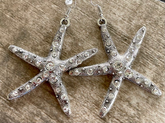 Etsy starfish earrings clearance