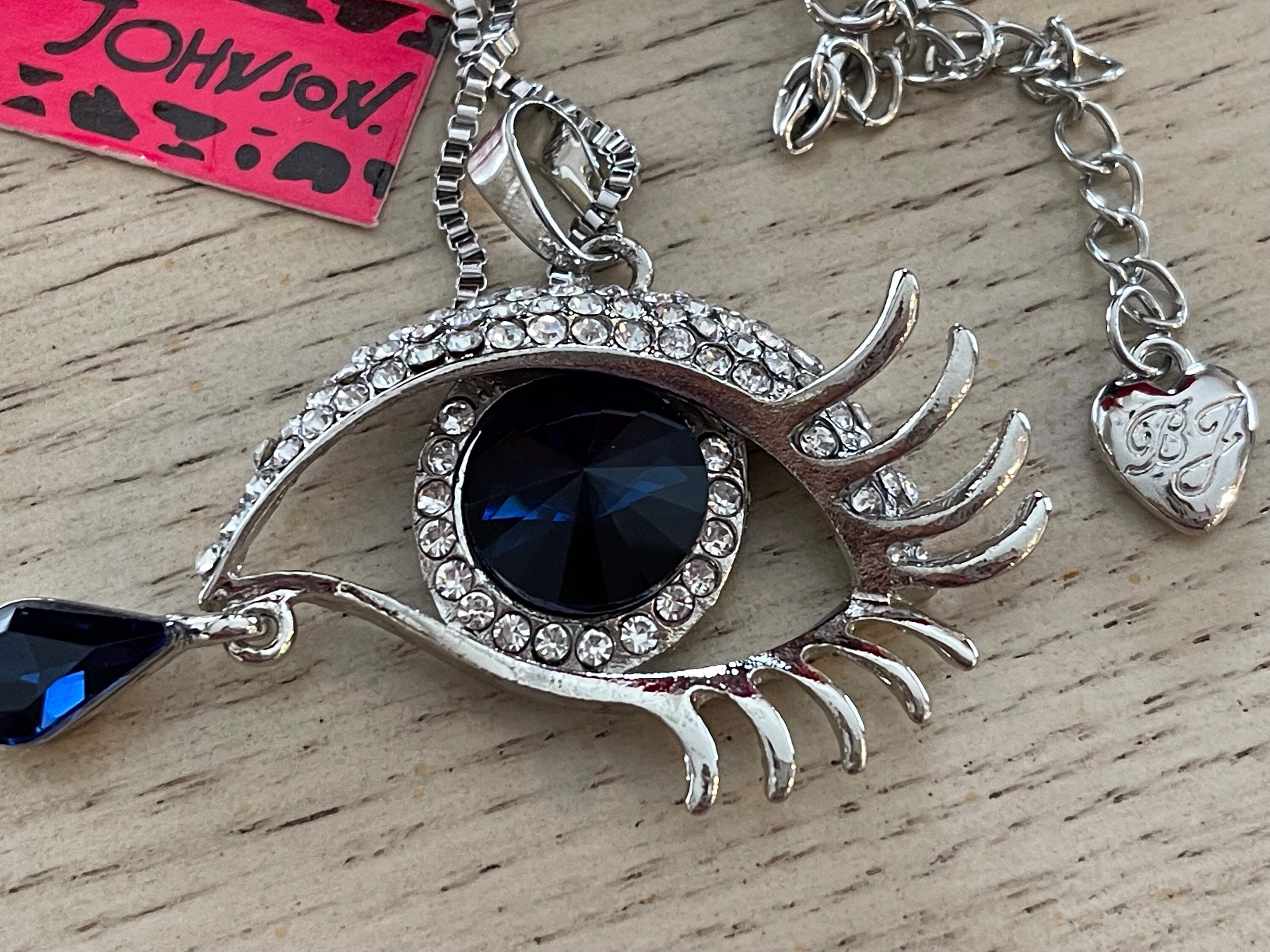 Betsey johnson evil eye necklace best sale