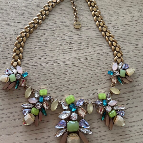 Collier Stella & Dot Couleur Aqua - Neuf Sans Emballage - Bijou Moderne Et Féminin