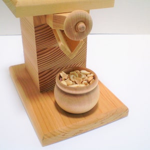 candy dispenser, peanut dispenser, wooden bar accessory, gifts for men, mason jar, office gifts, unique handcrafted gifts,