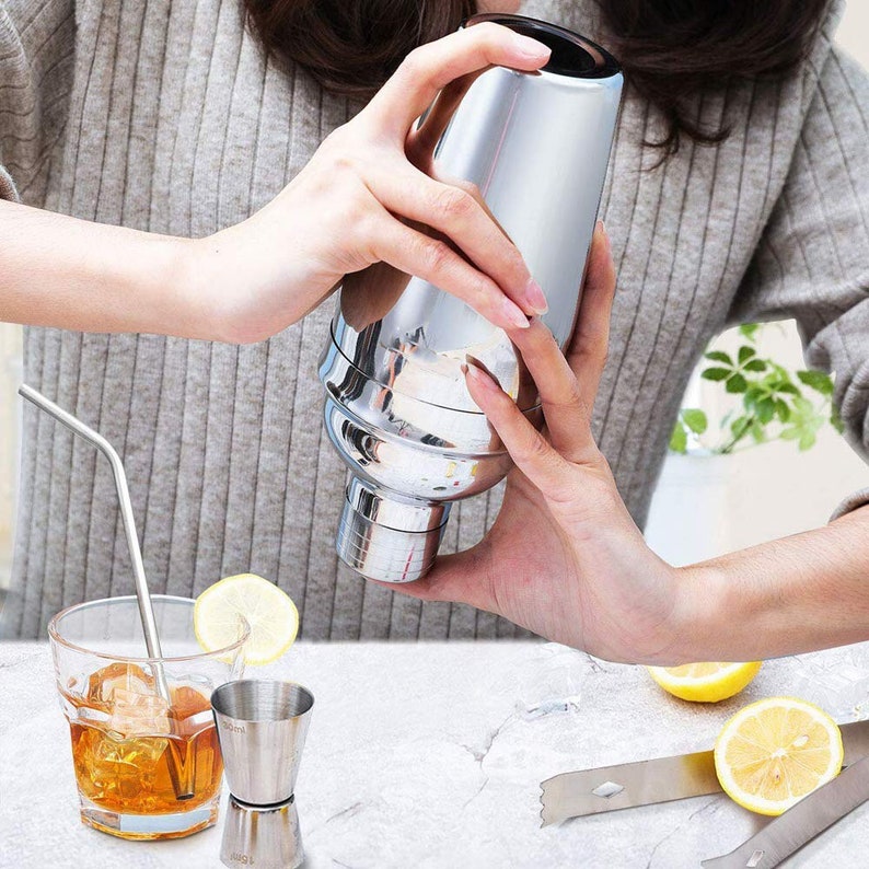 HANDMADE Barware COCKTAIL Shaker Set Bartender Kit Home Bar Etsy