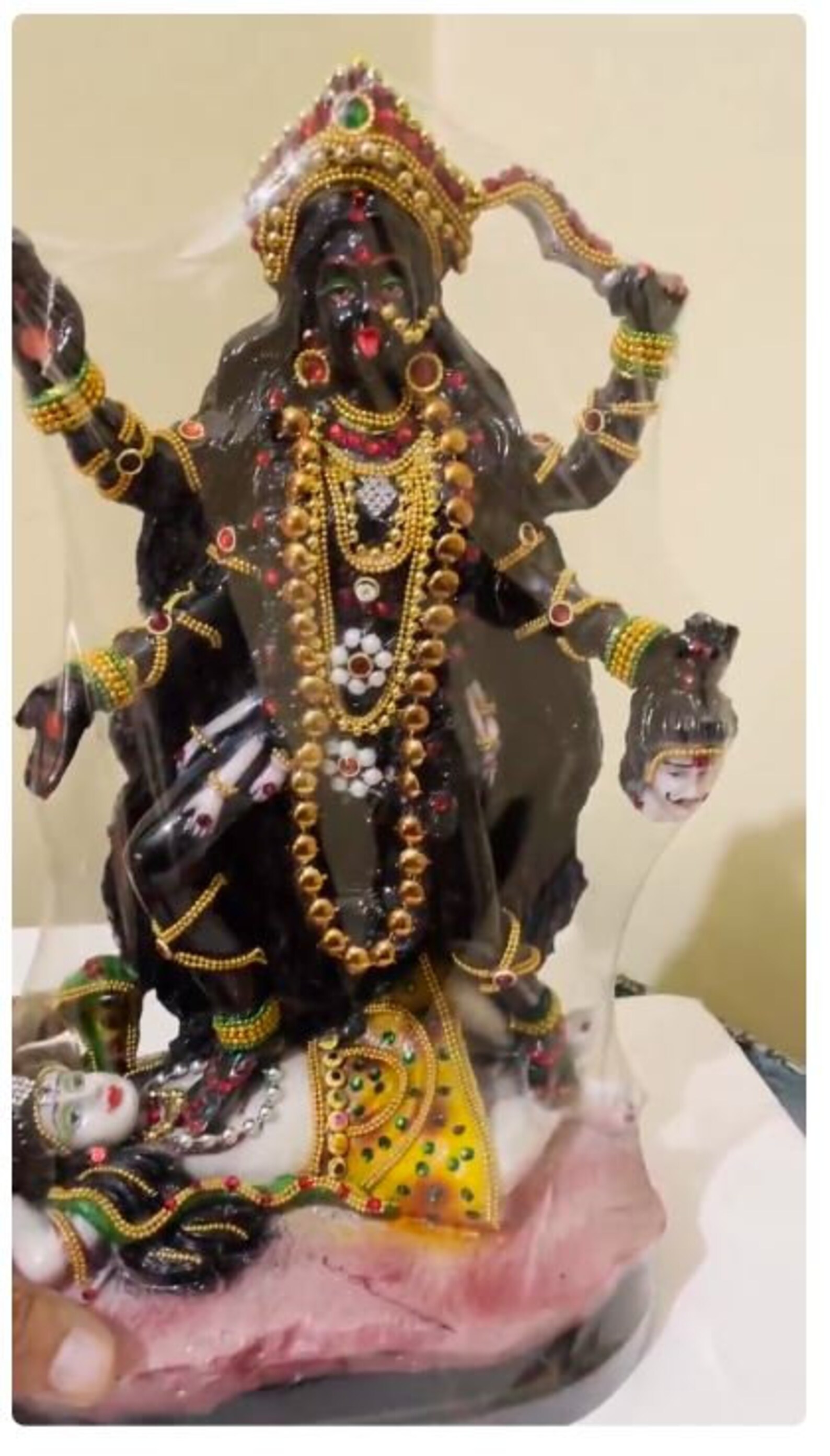 Handmade KALI MAA IDOL 13 inches Sculpture Murti Adi Etsy