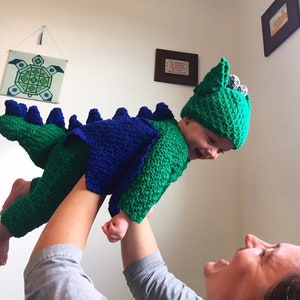 The Baby Dragon Crochet Costume Pattern by ila Quinn Designs