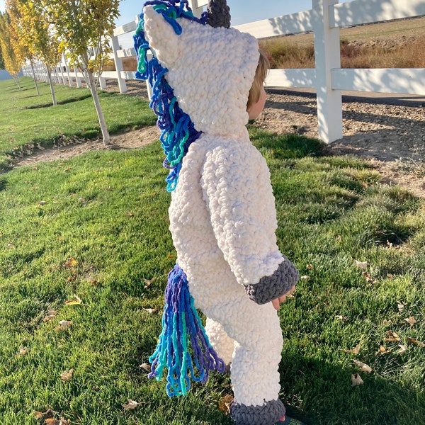 The Baby Unicorn Costume: PDF Crochet Pattern by ila Quinn Designs