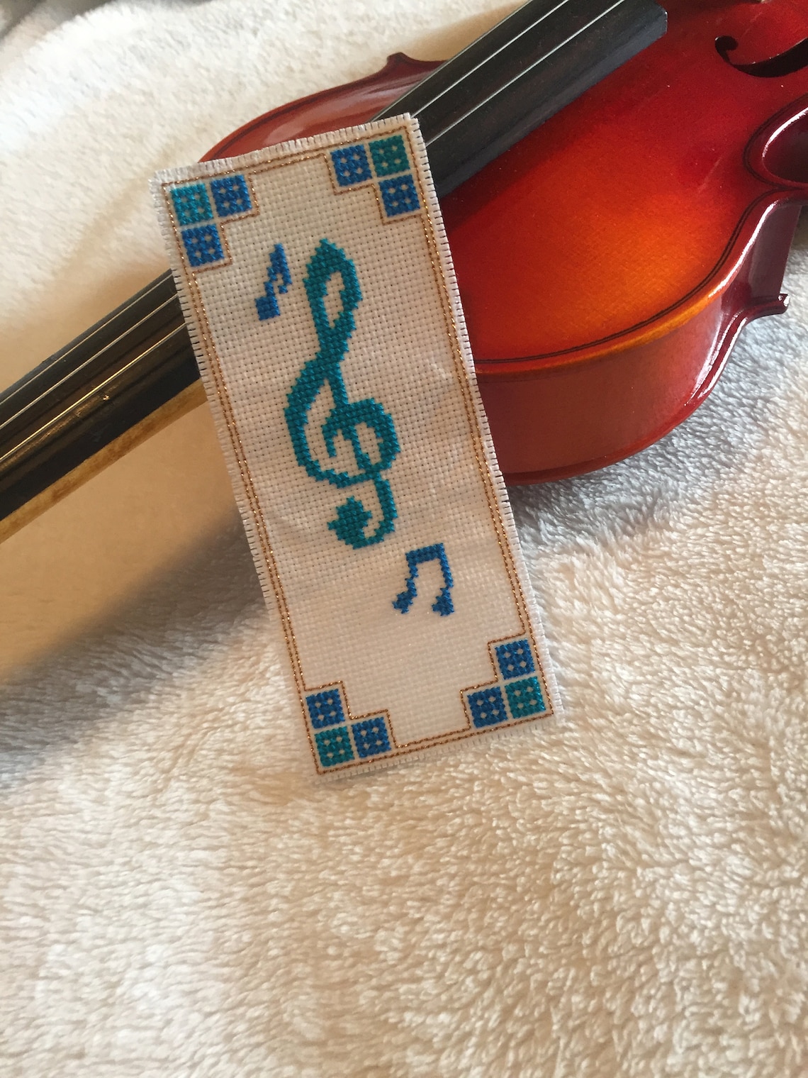 Musical Notes and Treble Clef PDF Cross Stitch Pattern - Etsy Australia