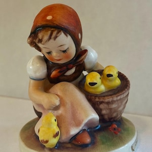 Goebel Hummel “Chick Girl” Vintage Porcelain Figurine #57/0