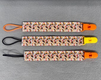 Construction Zone Pacifier Clip