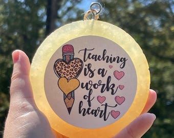 Teaching Teacher Car Freshie