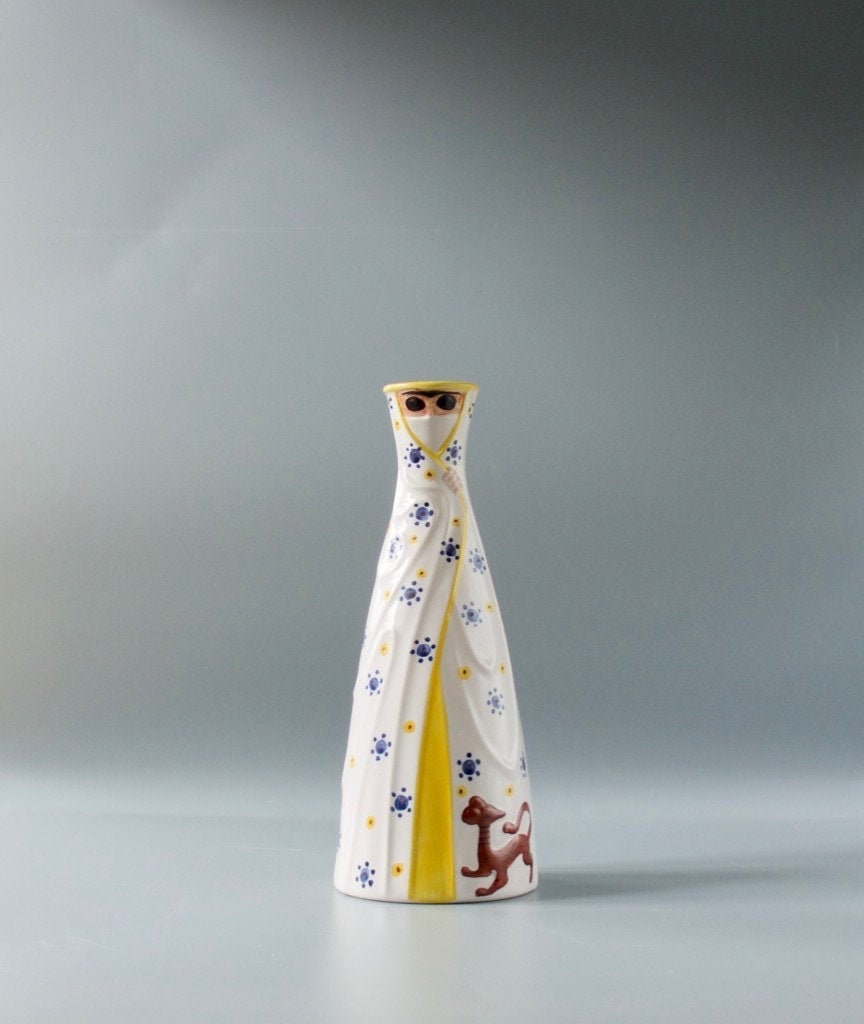 Vase de Femme Voilée, Nymöll Pour Christian Dior, Danemark 1958