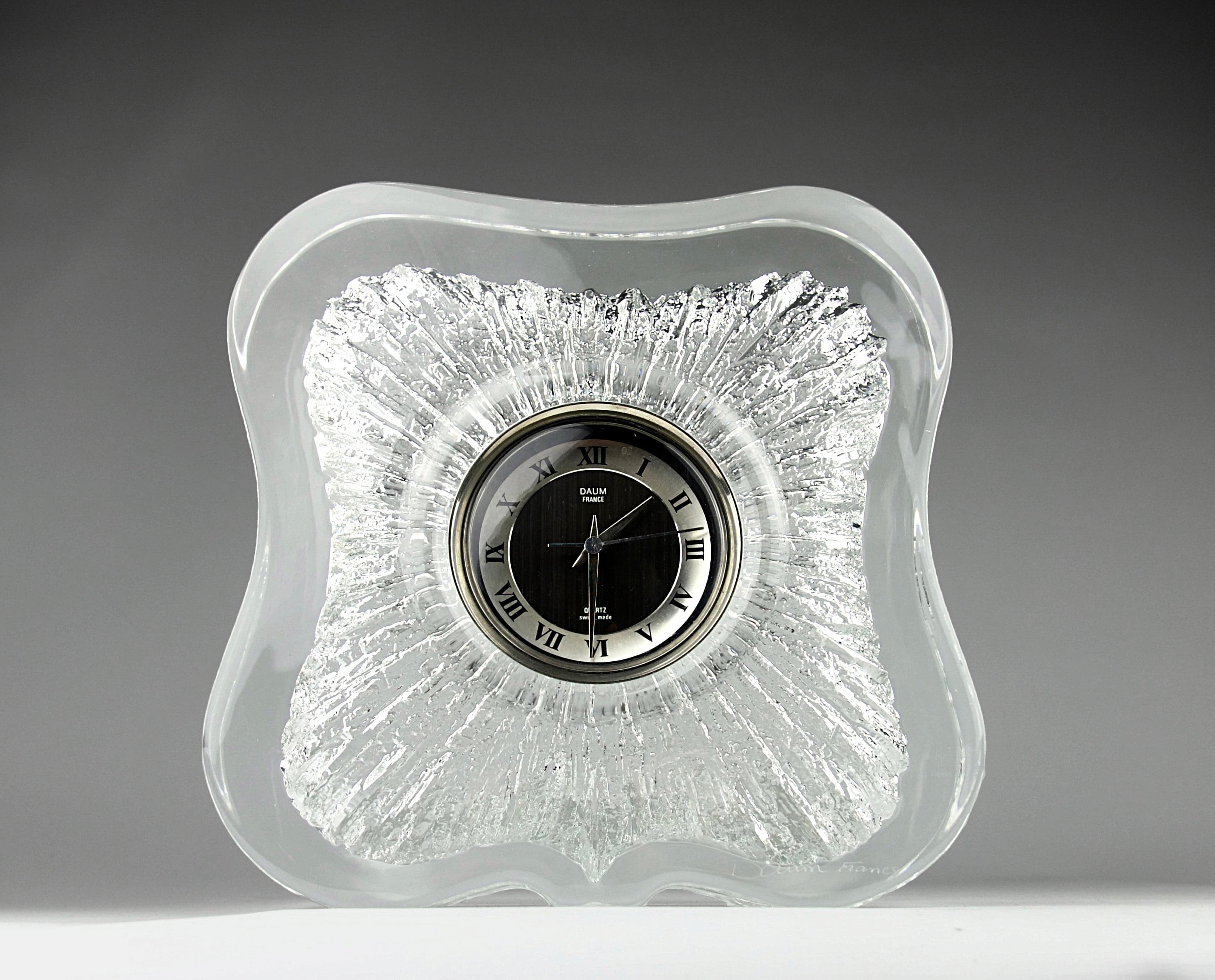 Crystal Clock Daum - Etsy