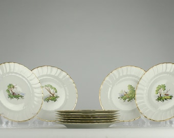 ベルナルド リモージュ プレート 5枚セット ロゴ入り BERNARDAUD