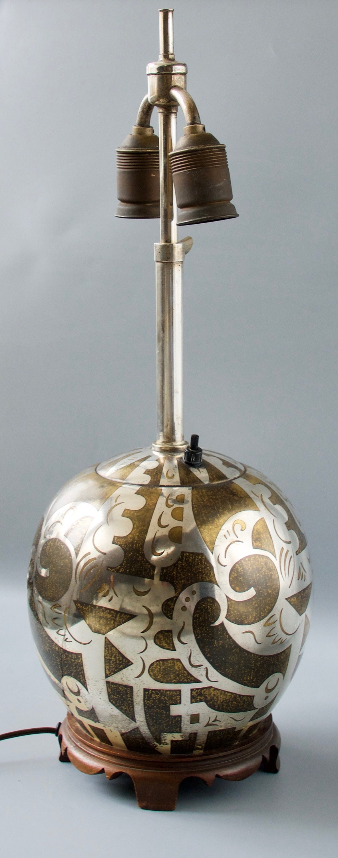 Paul Haustein Pour Wmf, Ikora Congo Lamps, Allemagne Des Années 1920