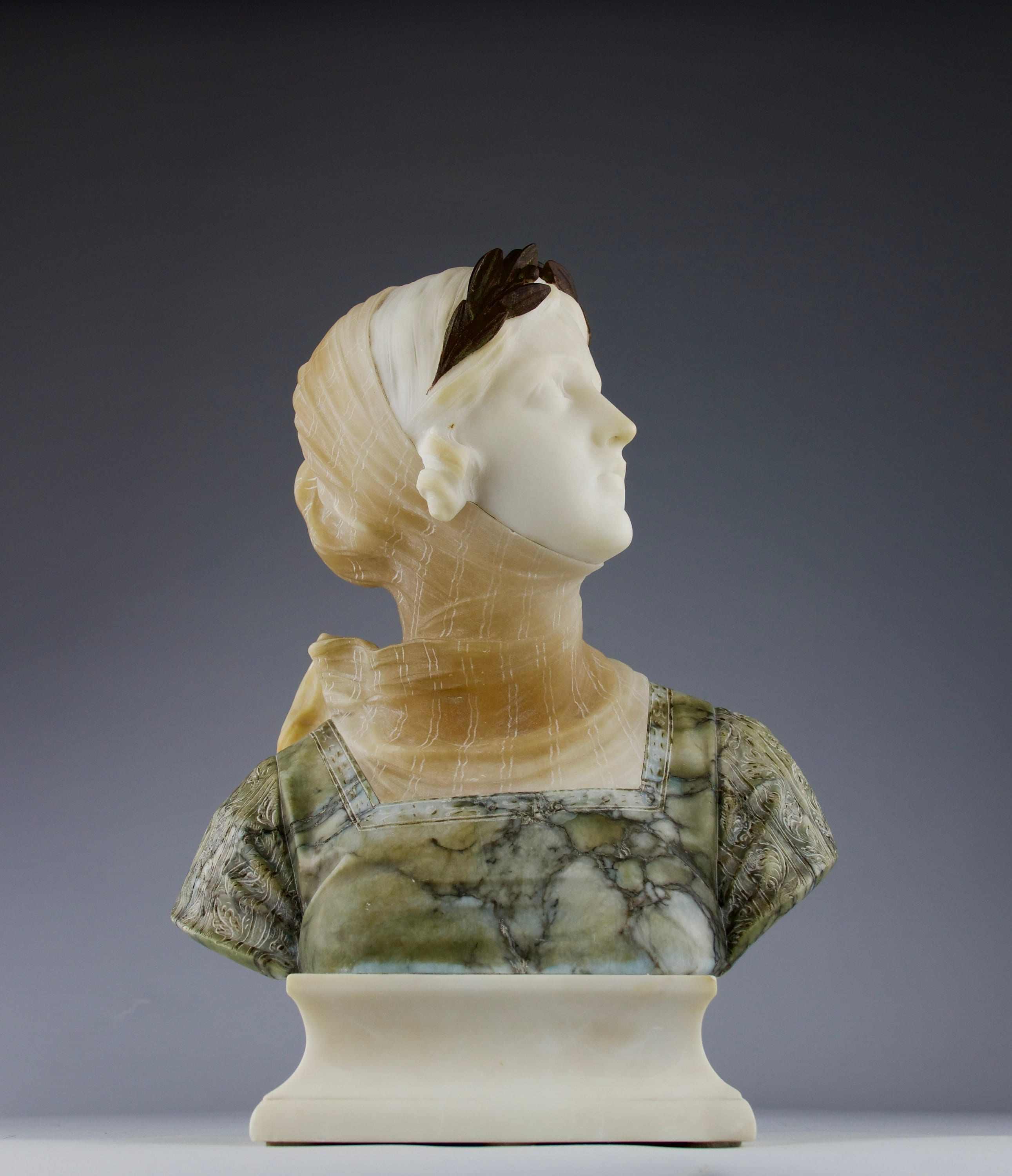Striated Onyx Paperweight Professor G. Bessi Hand Carved
