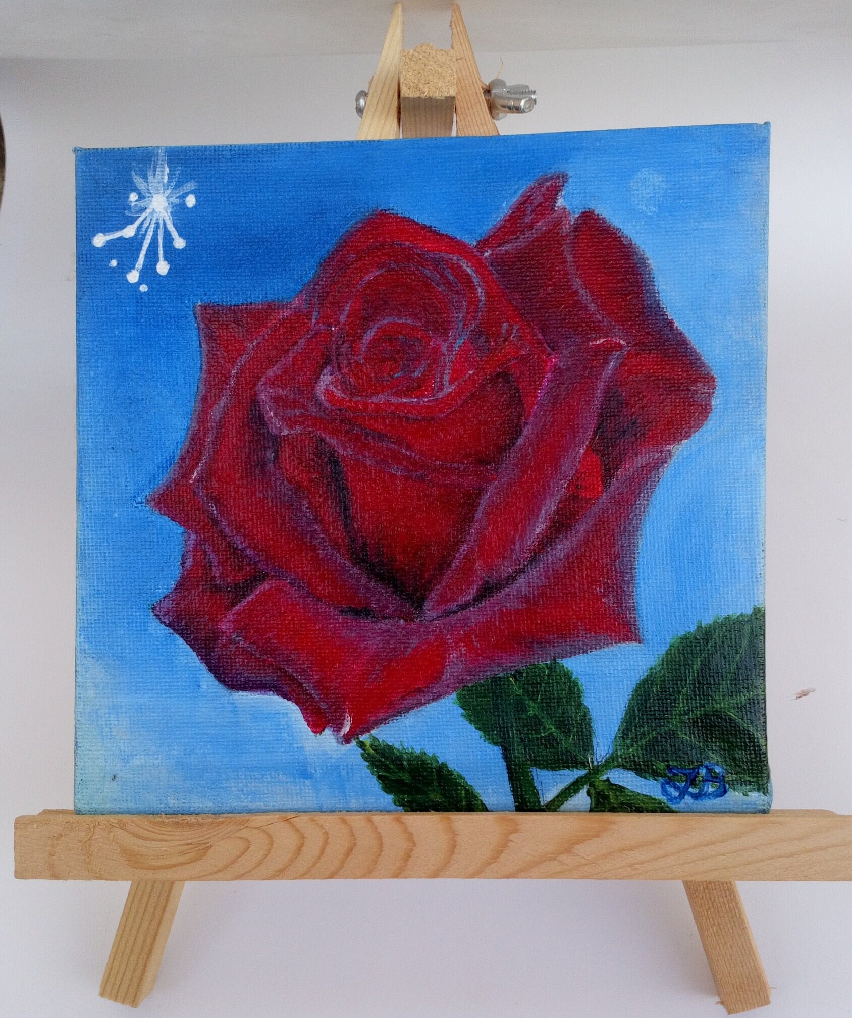 Libra,zodiac Birth Flower,red Rose, Zodiac Birth Flower,small Original