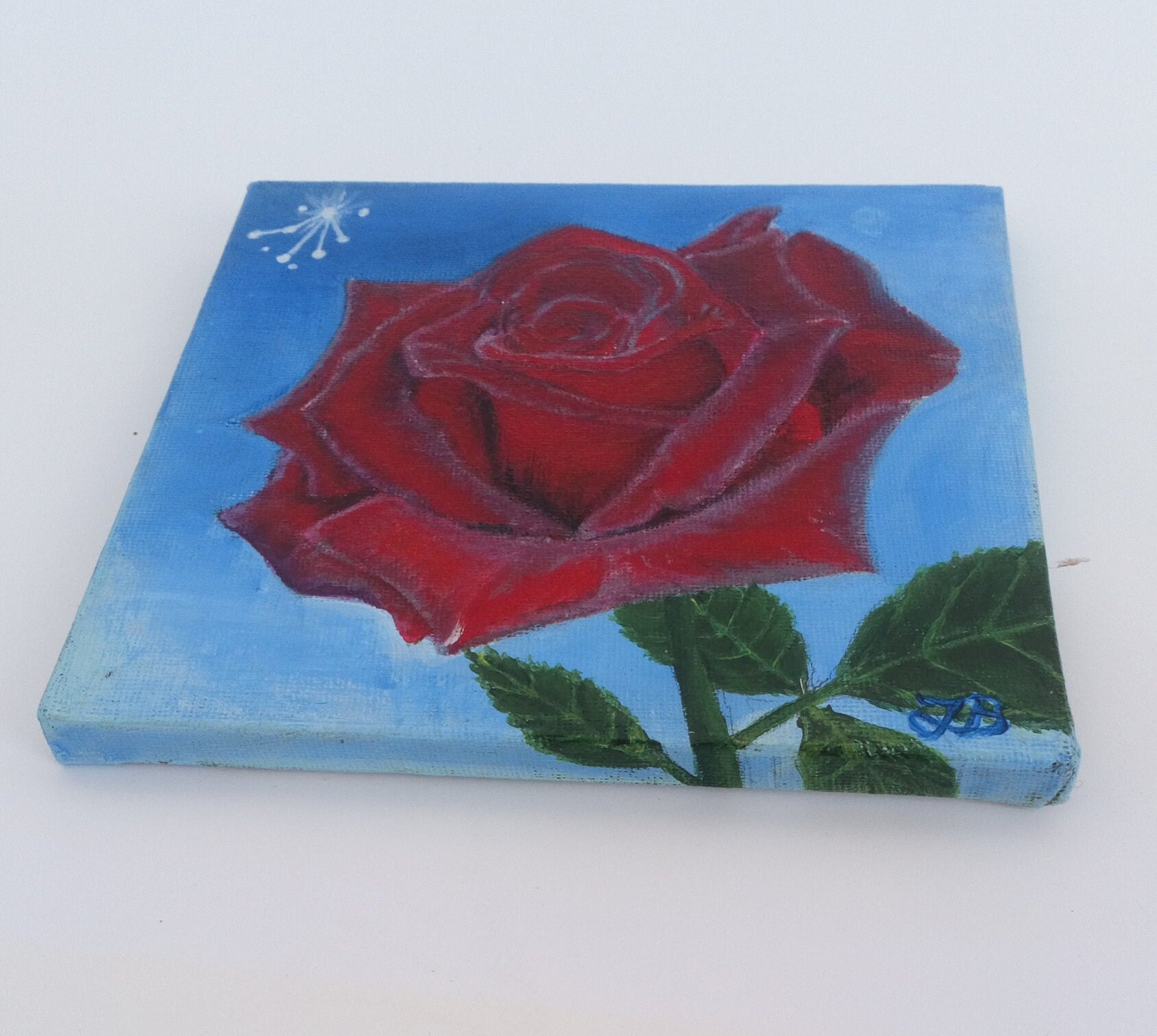 Libra,zodiac Birth Flower,red Rose, Zodiac Birth Flower,small Original