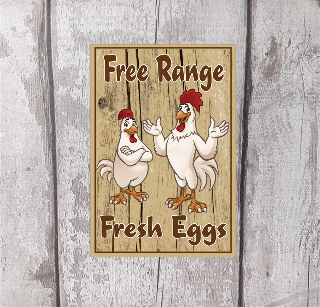 Free Range Eggs , Metal Sign, Eggs for Sale Sign, Farm Sign, for Sale
