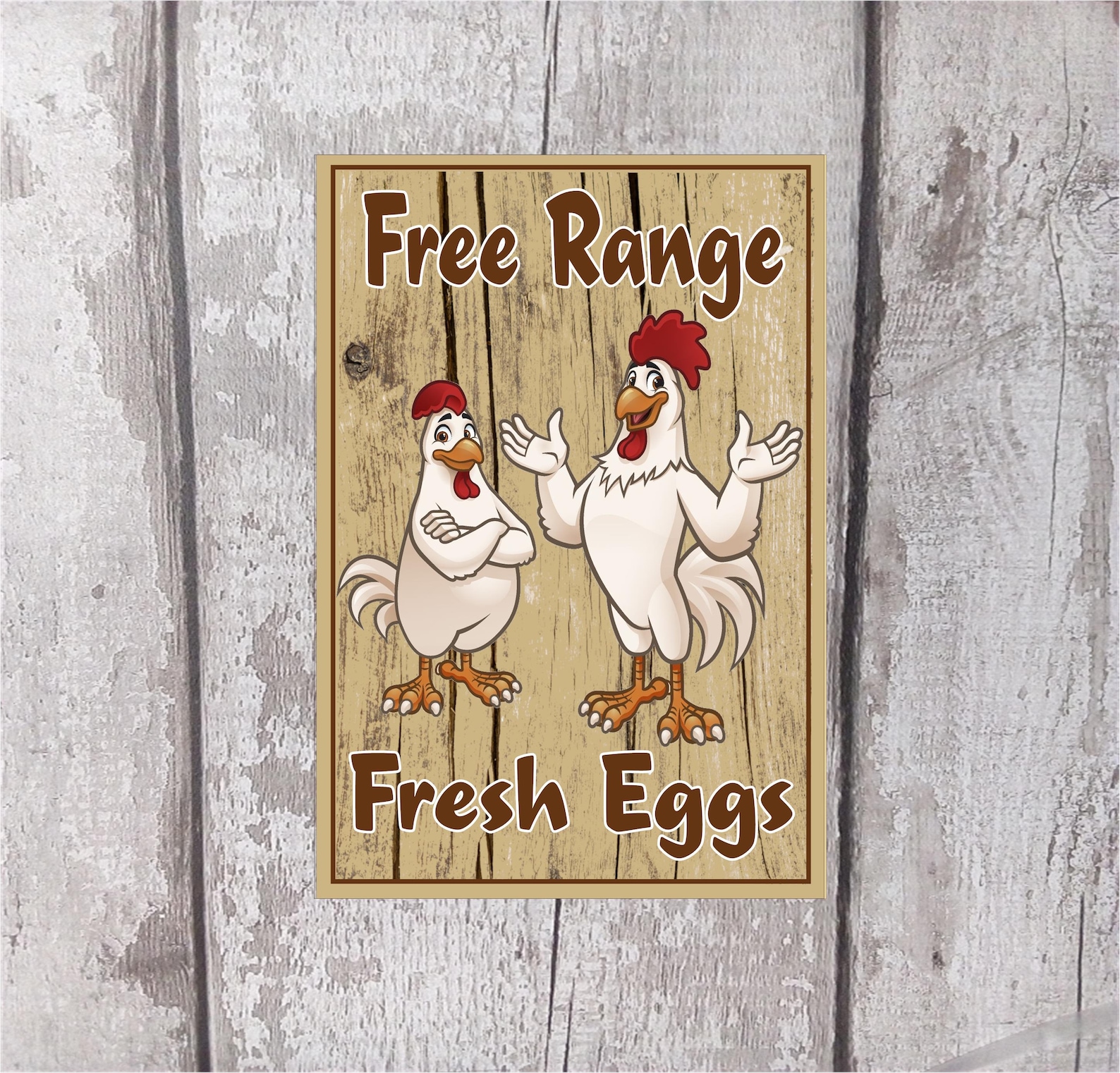 Free Range Eggs Metal Sign Eggs for Sale Sign Farm Sign Etsy