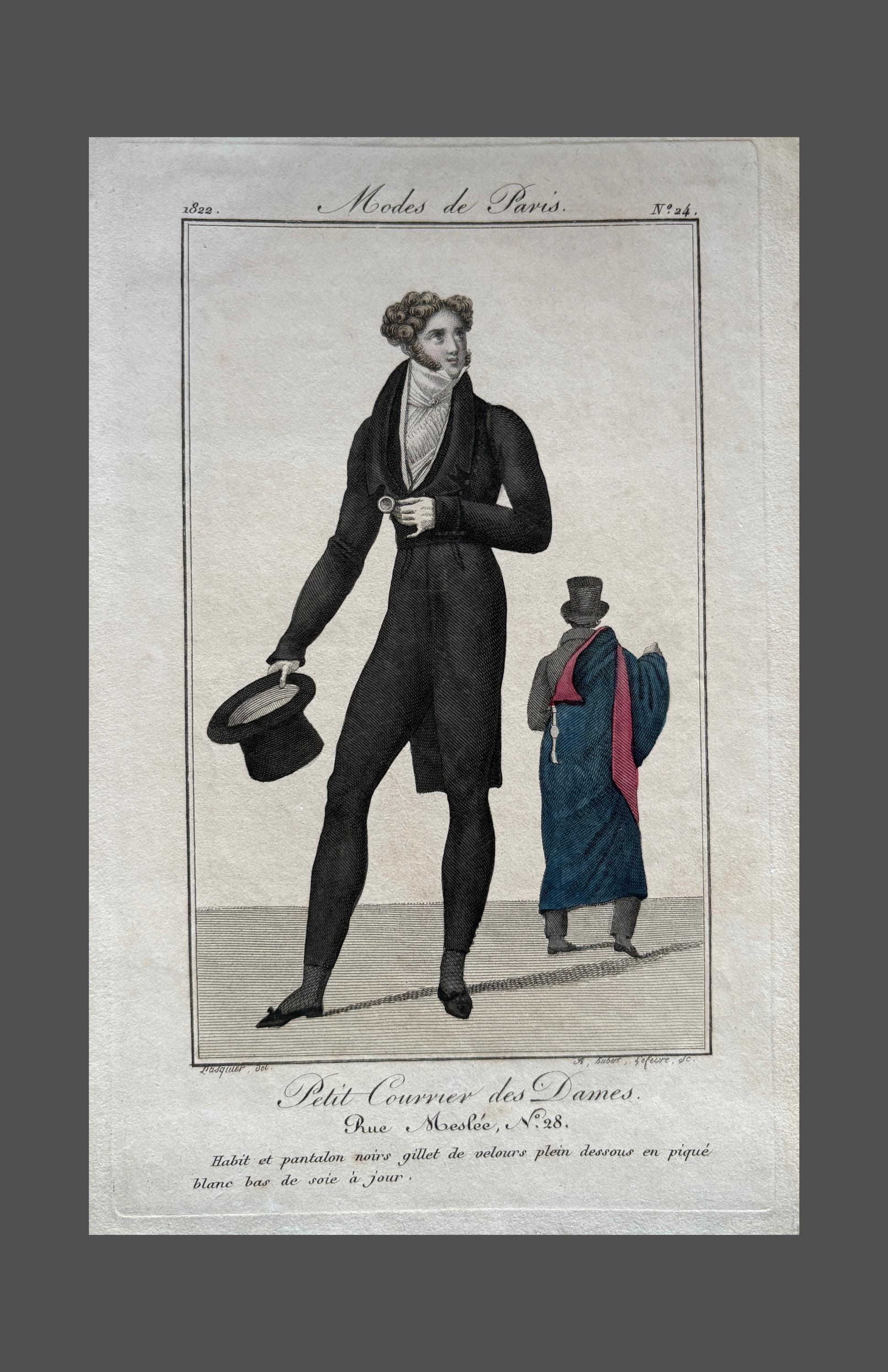 19th Century Fashion Plate - Etsy