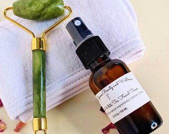 Roze en witte theetoner | Gezichtstoner |