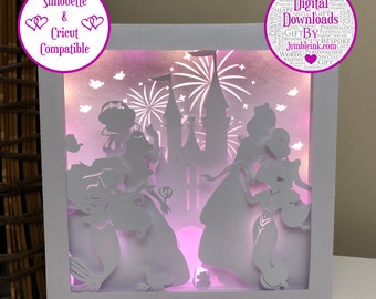 Shadow Box Svg Etsy