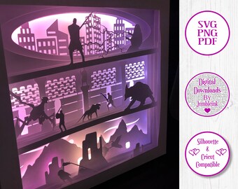 Download Star Wars Shadow Box Etsy