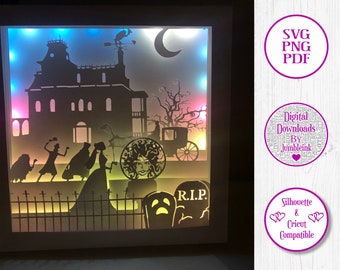 Download Wizards Svg Shadow Box Art 3d Layered Svg File For Cricut Etsy