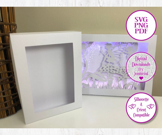 Download J393 Rectangle Scalable Card Paper Cut Light Box Shadow Etsy