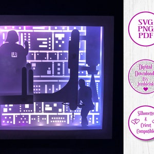 Download Shadow Box Svg Shadow Box 3d Papercut Lightbox Svg File Diy Silhouette The Empire Strikes Back Paper Cut Light Box Template Cricut Paper Party Kids Craft Supplies Tools Gkjwonosari Com