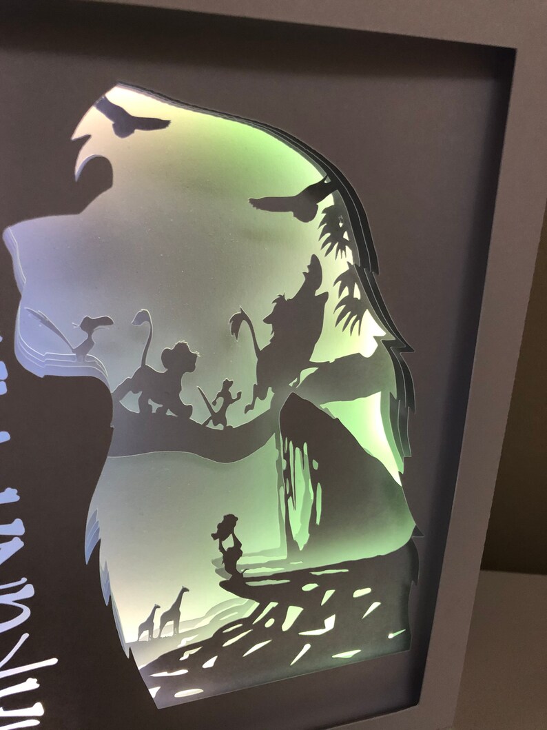 Free Free Lion King Shadow Box Svg 203 SVG PNG EPS DXF File