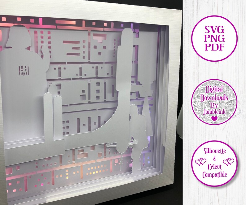 Download Silhouette The Empire Strikes Back Shadow Box Paper Cut Light Box Template Cricut Shadow Box Svg 3d Papercut Lightbox Svg File Diy Craft Supplies Tools Paper Party Kids Advancedrealty Com