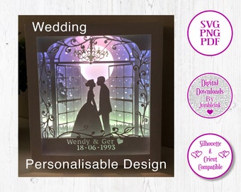 Wedding Shadow Box - Etsy