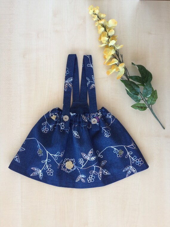 denim skirt for baby girl