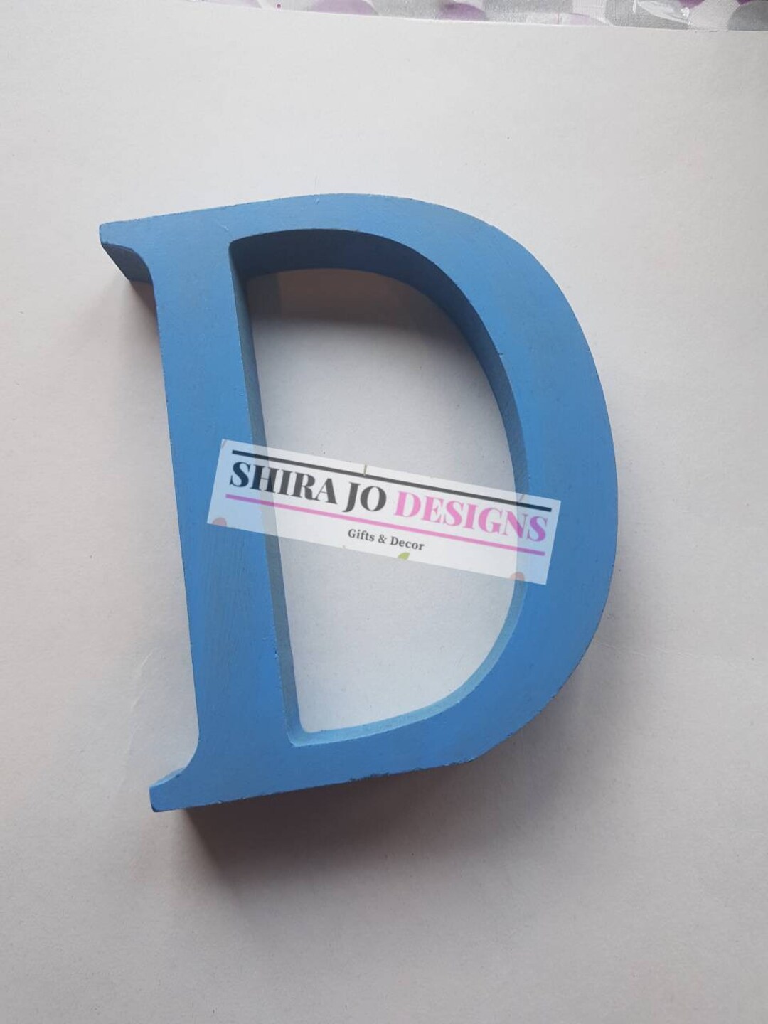 Blue Wooden Letter Freestanding Gift Father's Day Gift Etsy