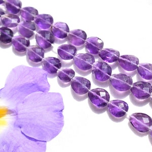 Genuine Amethyst Briolette,8x11mm pear shape Briolette,top quality jewelry making bead,Briolette Faceted Beads Strand,Amethyst strand,8 inch