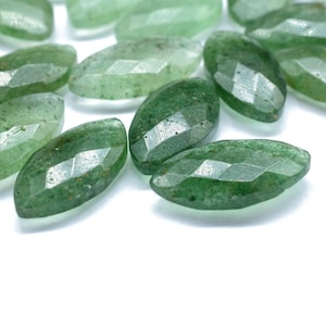 Green Strawberry 10x20mm Marquise shape Faceted Hand Cut Gemstone Briolette,Marquise Shape Briolette - Loose Gemstone -,gemstone briolettes