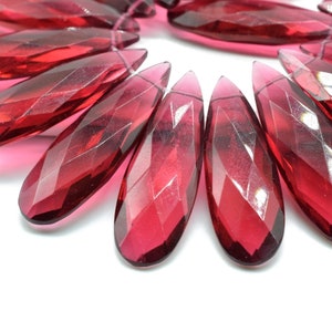 Pink Tourmaline Long drop 10x30mm Briolettes,Pink Tourmaline T drilled Briolette,Tear Drop Briolettes,jewelry supplies,Top Quality Briolette