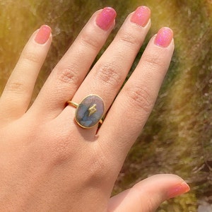 Labradorite Ring,Gemstone Ring,Wedding Ring,Organic Ring,Statement Ring,Flashy Labradorite ring,bridesmaid gift,mothers gift,adjustable ring