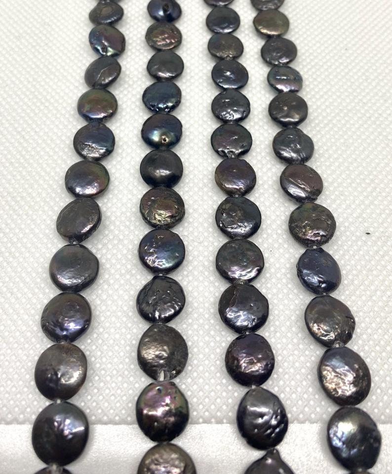 high luster Multi coin pearl 11 x 12 mm pearl strand good quality cultured pearl freshwater pearl full strand 32 pcs