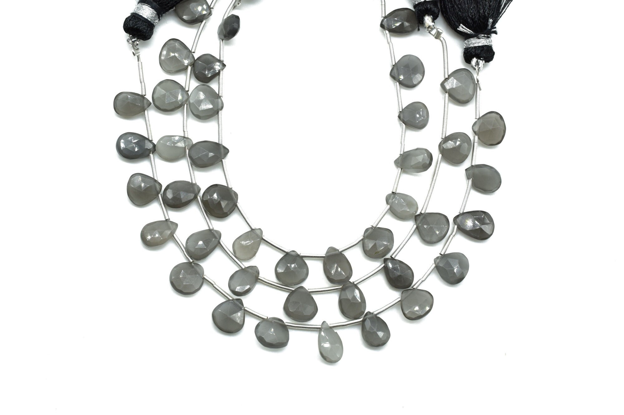 Jmassyang Perline Cristallo Rondelle Sfaccettate 6 Mm Per Gioielli Fai-da-te, Colore Nero, 450 Pezzi, Foro 1-1,2 Mm - 2