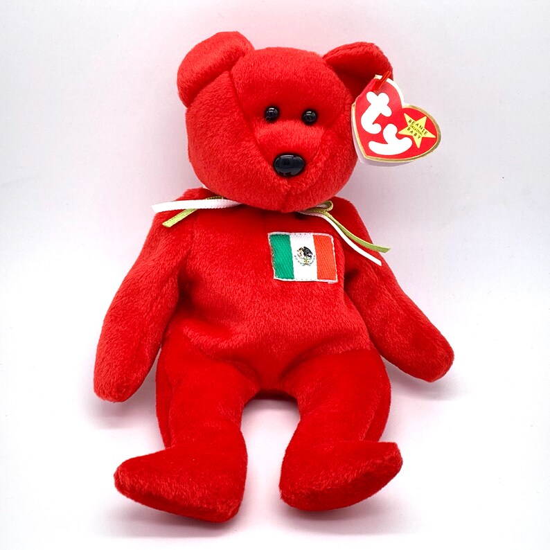 Ty Beanie Baby Babies Osito 1999 P.E. Pellets Stuffed Animal Etsy