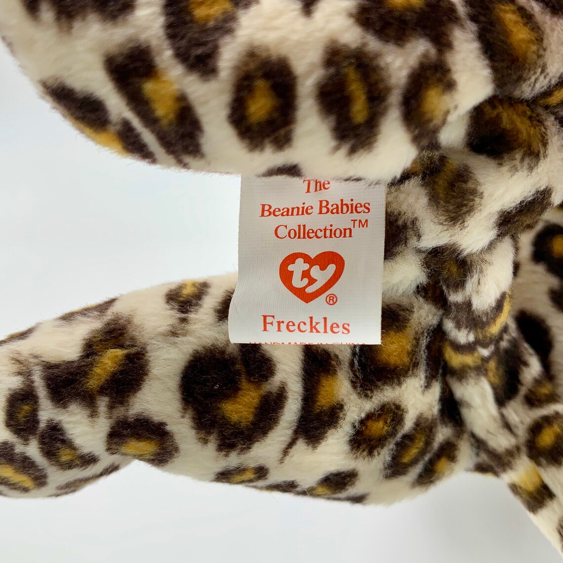 Ty Beanie Baby Babies Freckles No Tag Leopard 1996 P.V.C. Etsy