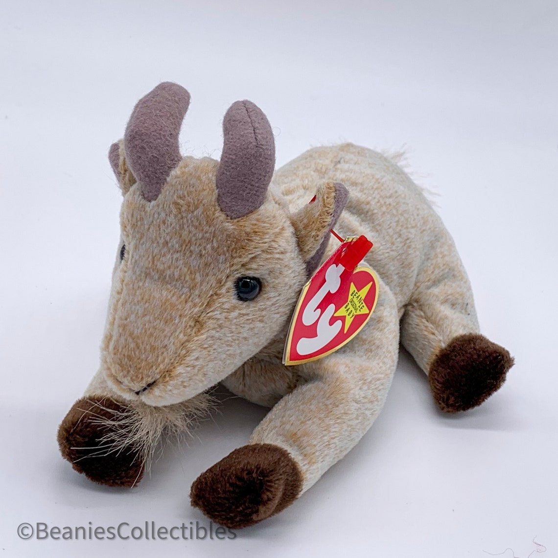 Ty Beanie Baby Babies Goatee Goat 1999 P.E. Pellets Stuffed Etsy