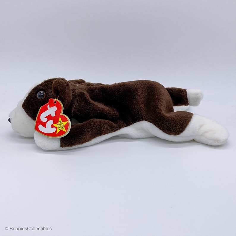 Ty Beanie Baby Babies Bruno Dog 1997 P.V.C. Pellets Stuffed Etsy
