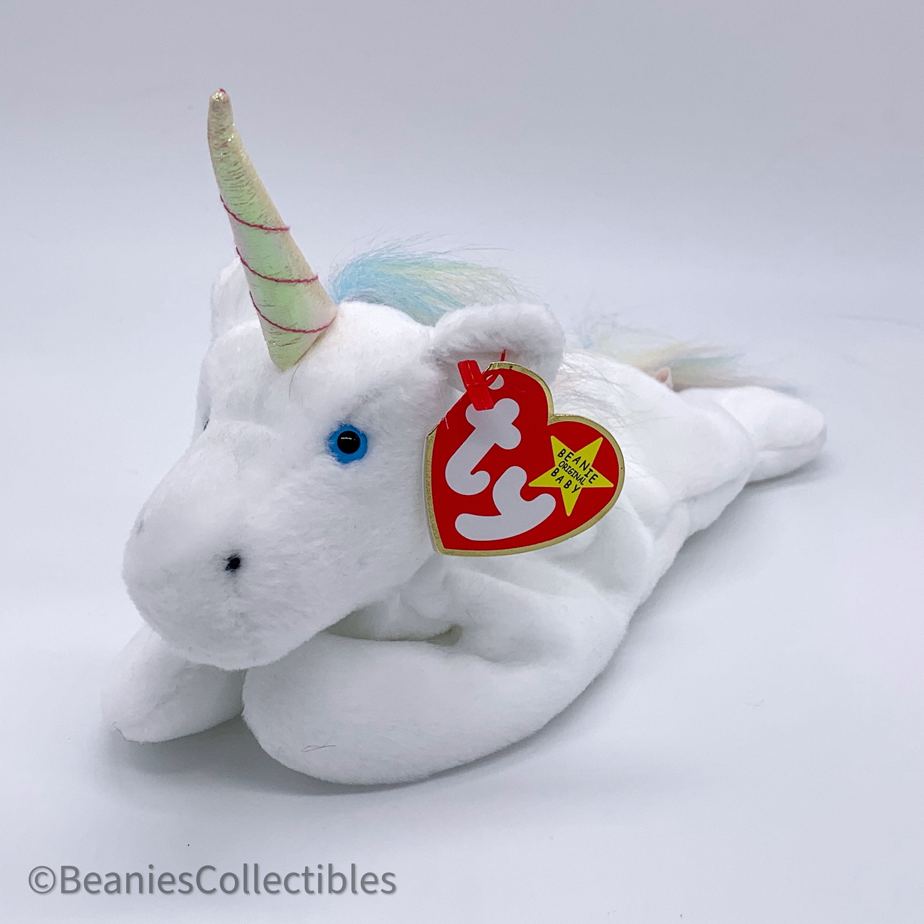 Ty Beanie Baby Babies Mystic Unicorn 1993 P.E. Pellets Stuffed Etsy